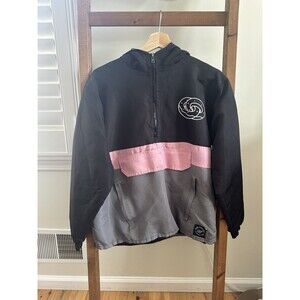 Odd Future Men Small Windbreaker Anorak Jacket Hooded Black Tyler the Creator
